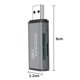 thumbnail image 5 of Lector de tarjetas USB3.0 SD/TF dos en uno lector de tarjetas de alta velocidad 3.0 compatible con función de lectura y escritura de alta velocidad de 2 TB de capacidad, 5 of 7