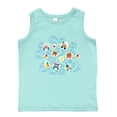 thumbnail image 3 of Leo the Truck Palm Leaves and Floral Outline - Toddler Graphic Tank, 3 of 7