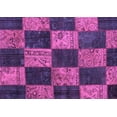 thumbnail image 1 of Ahgly Company Indoor Rectangle Patchwork Purple Transitional Area Rugs, 8' x 12', 1 of 4