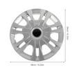 thumbnail image 3 of Miangastore Universal Car Wheel Hub Center Caps Cover Car Rim Tire Decoration Protective Wheel Hubcaps And Rim Protector For Enhanced Vehicle (Detail Differences), 3 of 9