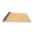 thumbnail image 2 of Ahgly Company Indoor Square Solid Orange Modern Area Rugs, 4' Square, 2 of 4