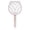 Pink, variant on Electric Fly Swatter Bug Zapper Racket Mosquito Killer with Langing strap, Rechargeable for Indoor Home Office Backyard Patio Camping,Cat face design,18.19 in - Safety Mesh