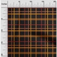 thumbnail image 1 of oneOone Polyester Lycra Black Fabric Madras Check Craft Projects Decor Fabric Printed By The Yard 56 Inch Wide, 1 of 4
