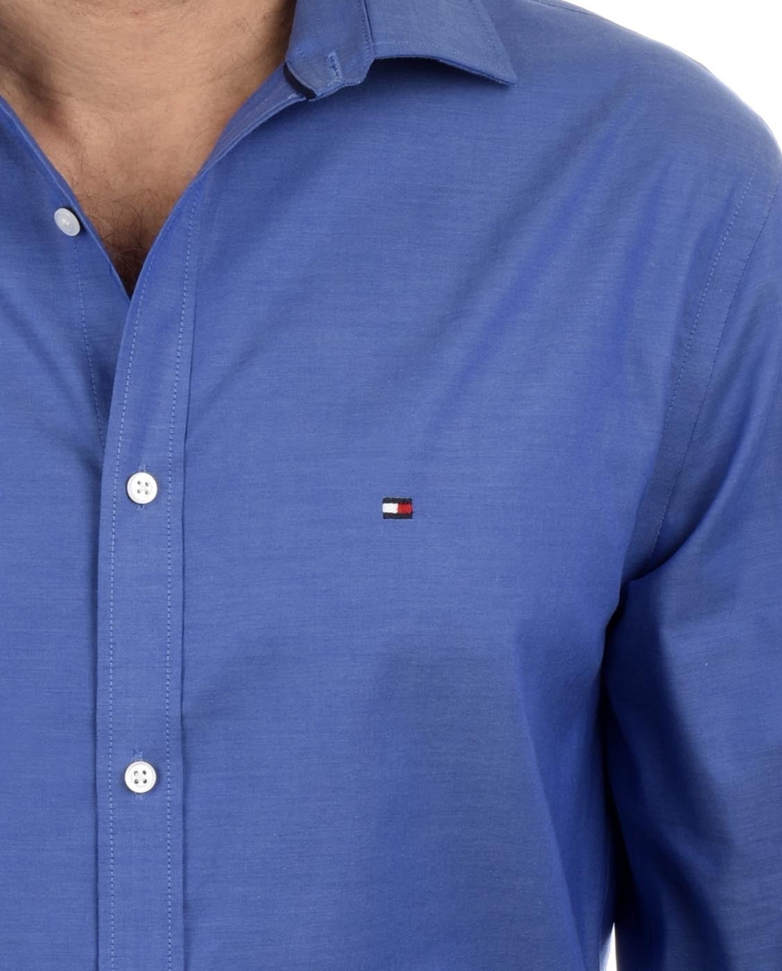 Tommy Hilfiger Men's Non Iron Slim Fit Dress Shirt - Walmart.com