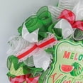 thumbnail image 3 of Unique Valentines Wreaths, One in a Melon Valentine's Day Wreath - Valentines Mesh Door Wreath - Watermelon Wreath - Watermelon Polka Dot Green Pink White, 3 of 5