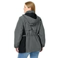 thumbnail image 2 of Woman Within Plus Size Colorblocked Taslon Anorak, 2 of 6