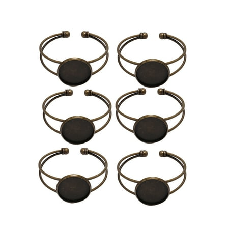 

Pendant Bezel Round Bracelet Blank Copper Tray Glass Diy Oval Cinnabar Cuff Bangles Bracelet Blank Chain Tray Tiles
