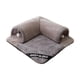 thumbnail image 3 of Cama túnel para gatos, centro de actividades interactivo para entrenamiento de gatitos, cabaña de juegos para conejitos, animales pequeños, gatos de , Gris, S, 3 of 8