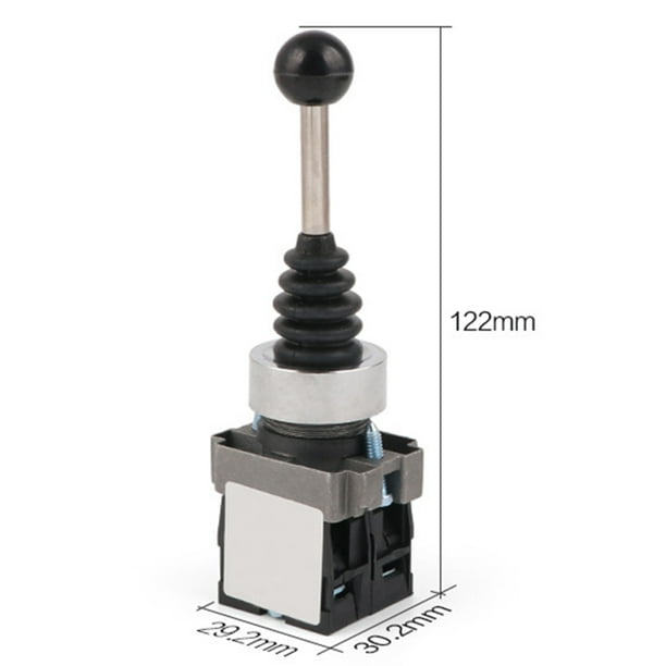 Worallymy Dual Directions Spring Return Switch Monolever Auto Reset Joystick 2 Switch Positions AC 600V Worallymy JD735801792