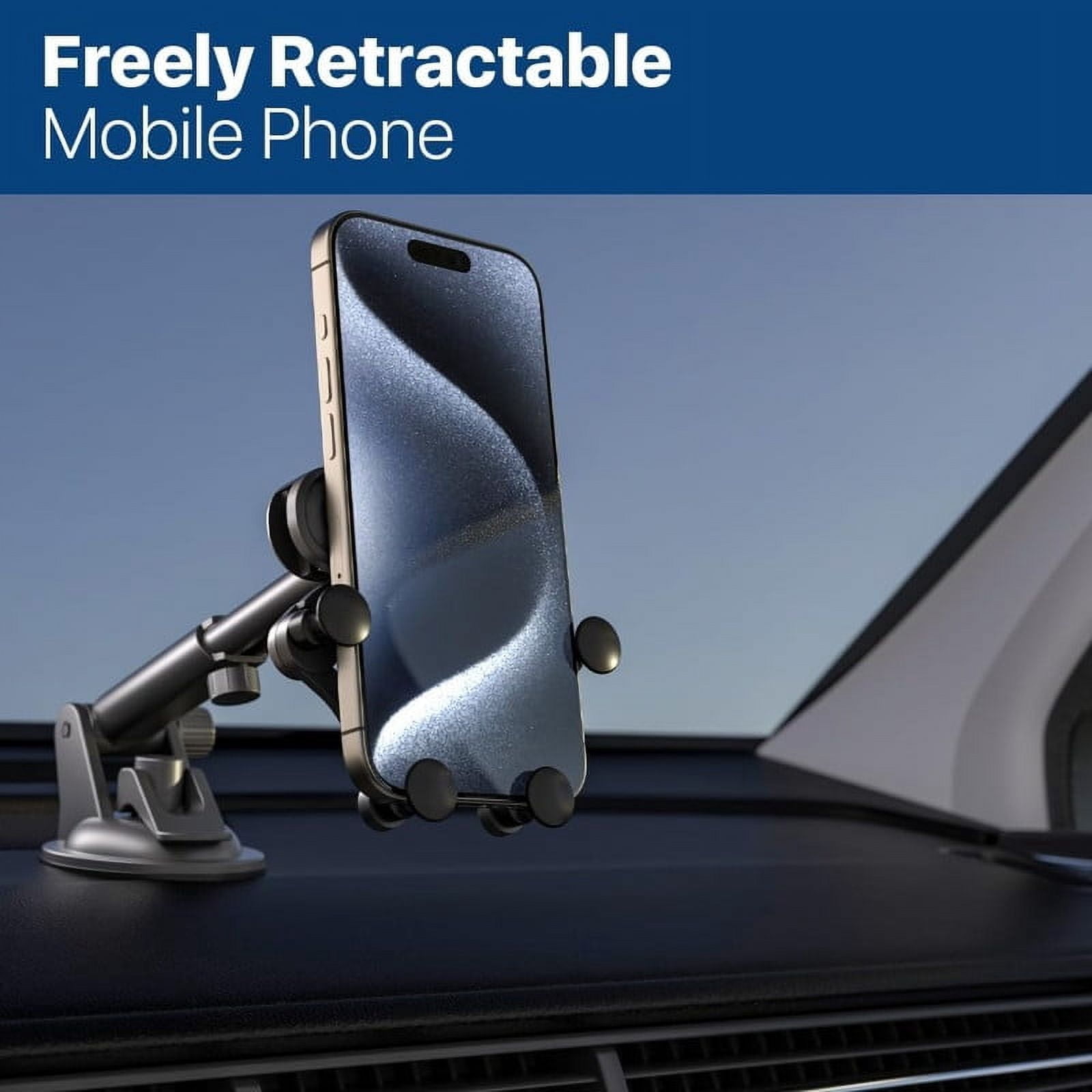 LAX Gadgets Gravity Sensor Cell Phone Mount for Car