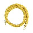 thumbnail image 2 of ziyahi Rope Barriers - Heavy Duty Crowd Banks Crowd Control Stanchions 2m Yellow, 2 of 7