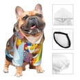 thumbnail image 3 of Balery Rainbow Animals on Noah's Ark Sudadera con Capucha para Perros Pequeños – Ropa para Mascotas, Disfraz para Perros y Gatos, Ideal para Fiestas y Cosplay-Large, 3 of 7