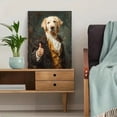 thumbnail image 5 of Thumbs Up Cartoon Dog Canvas Print, Funny Pet Lover Decor For Home Kitchen Cafe Hotel Office Wall Art, 5 of 8