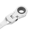 thumbnail image 3 of OULII 10mm Plum Blossom Flex Head Ratchet Wrench Set Small Movable Head Spanner Extendable 2pcs, 3 of 8