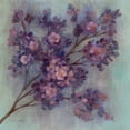 thumbnail image 2 of Vassileva, Silvia 12x12 Black Ornate Wood Framed with Double Matting Museum Art Print Titled - Twilight Cherry Blossoms I, 2 of 4