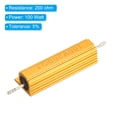 thumbnail image 5 of 100W 200 Ohm Aluminum Shell Resistor Housing Resistor with Screws 2Set, 5 of 7