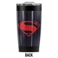 thumbnail image 2 of Superman Man Of Steel Red Glyph Stainless Steel Tumbler 20 oz Coffee Travel Mug/Cup, Vacuum Insulated & Double Wall with Leakproof Sliding Lid | Great for Hot Drinks and Cold Beverages, 2 of 7