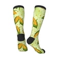 thumbnail image 5 of Lsque Fresh Corn Printed Crew Socks Men's Women's LightWeight Thin Casual Calf Socks ,Knee High Socks,Cotton Socks, 5 of 9