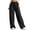 Black, variant on AHTJRT Drawstring Pants for Girls Boys Casual Lightweight Elastic Waist Trousers with Pockets Summer Outdoor Camping Hiking Fishing Bottoms Purple 13-14 Years