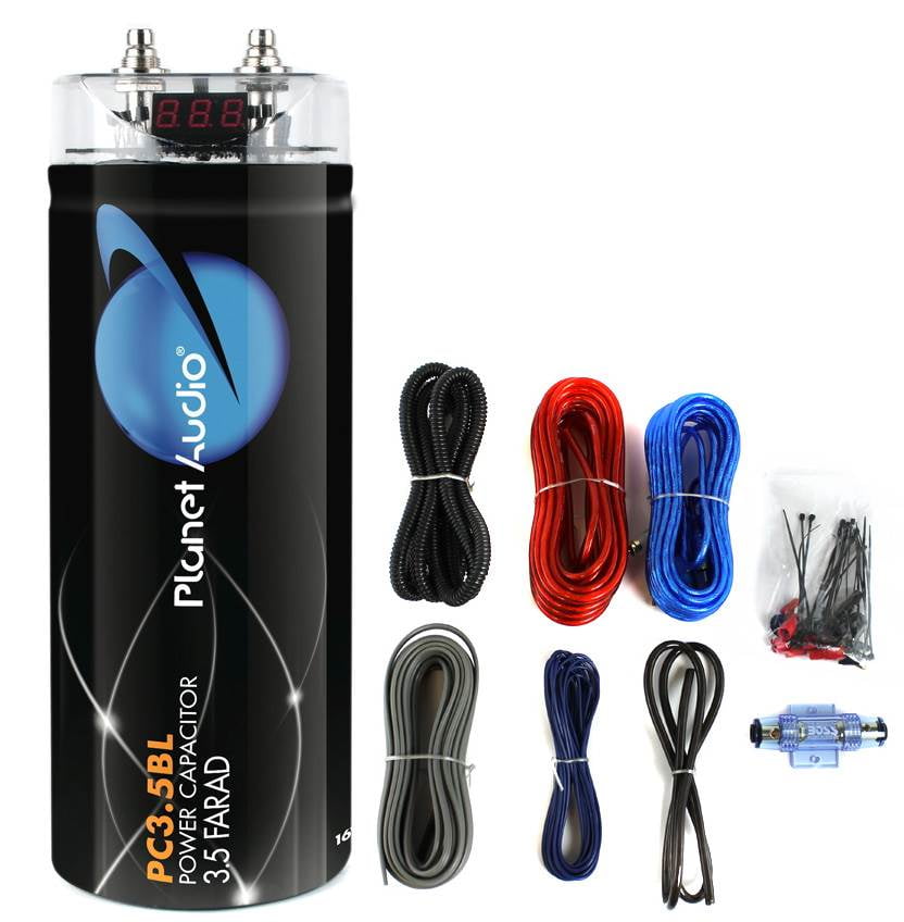 Planet Audio 3.5 Farad Capacitor - Walmart.com - Walmart.com