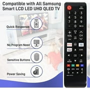 Xtrasaver BN59-01315J Replacement Remote Control For Samsung Smart 4K UHD Curved Series 8/7/ 6 TV HDTV LED UN 32/40/43/50/55/58/65/75 inch N/NU/RU Series 5300 6900 710D sub UE49RU7300 UN32N5300