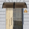 thumbnail image 5 of Gymax 48'' x 40'' Patio Awning Canopy Outdoor Window Door Overhang Rain Snow Protection, 5 of 9