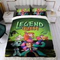thumbnail image 4 of La Búsqueda de la Leyenda Conjunto de sábanas temático, trío de piezas, cómodo y amigable con la piel, diseño único, regalo de decoración para el hogar para familiares, amigos y fans,173cm *218cm, 4 of 6