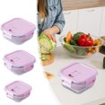 thumbnail image 1 of Lonchera Bento de vidrio para estudiantes y oficina | Apto para microondas y lavavajillas | Recipiente de alimentos duradero resistente al choque térmico | Almacenamiento de preparación de comidas, 1 of 7