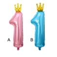 thumbnail image 4 of relayinert Crown Digital Aluminum Film Balloon, 4 of 9