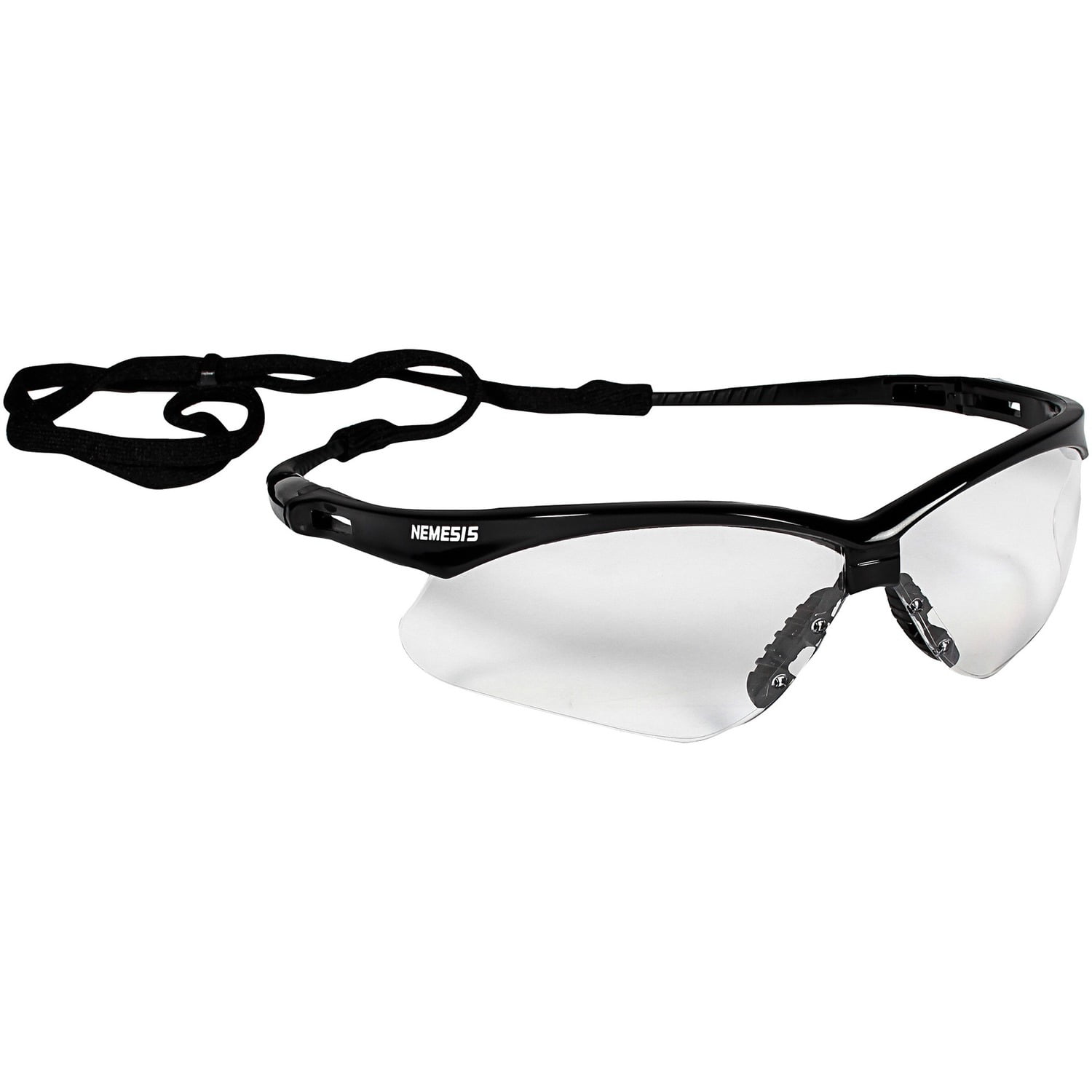 Jackson Safety Nemesis Glasses Black Frame Blue Mirror Lens 14481 for sale online 