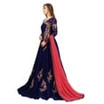 thumbnail image 6 of Trendmalls Women's Georgette Embroidery Work Ready To Wear Anarkali Suit Set, 6 of 9