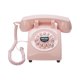 thumbnail image 3 of Libro de visitas Teléfono de escritorio Teléfono que deja un mensaje de correo de voz Teléfono con cable vintage Teléfono fijo retro para fiesta de Rosa, 3 of 8