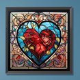 thumbnail image 1 of Cuadros Decorativos Diamond Painting 5D DIY Kit abstracto de vidrieras de taladro redondo completo (sz4387) Wdftyju embutido en tela, 1 of 7