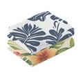 thumbnail image 6 of Ryvnso 2 PCs Hand Towels Sets Palm Leaf-e7 Cotton Face Towel elegant Tropical Flower-t8, 6 of 8