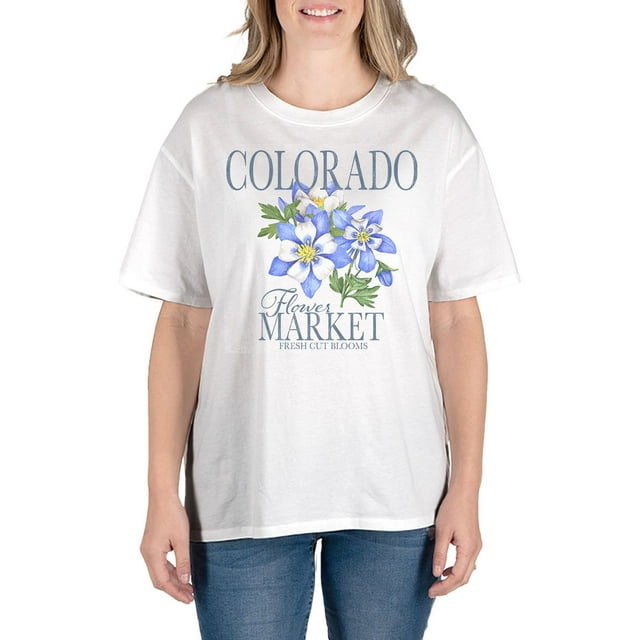 State of Mine Women's State Tee, White