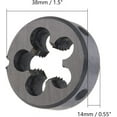 thumbnail image 2 of HUGFEGWE 5/8-11 Dé Rond, Filetage à Droite, Outil en Alliage Acier CJB91-23388, 2 of 7