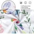 thumbnail image 5 of Floral Shower Curtain, Watercolor Colorful Wildflowers with Butterflies Bathroom Curtain Bathtub Home Decor Waterproof Fabric Machine Washable with Hooks, 72" Wx72 L, 5 of 6