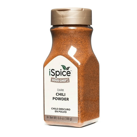 iSpice | Dark Chili Powder | 6.6 oz | Gourmet Spice | Kosher | Pure Ground