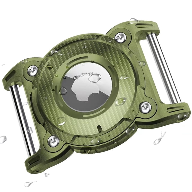 Soporte para collares de perro Airtag ONEONTA, impermeable, verde, TPU