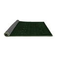 thumbnail image 2 of Ahgly Company Indoor Rectangle Abstract Emerald Green Contemporary Area Rugs, 2' x 5', 2 of 4