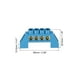 thumbnail image 2 of Terminal Tierra Barra Tornillo Bloque Barrera de Latón 4 Posiciones color Azul, 2 of 5