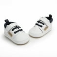 thumbnail image 5 of Quealent Baby Boy Girl Shoes Non Slip Sneakers Breathable Lightweight Toddler First Walking Shoes 6 12 18 24 Months White,4, 5 of 5