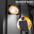 thumbnail image 5 of Reflector LED recargable, luz de trabajo T-SUN 60W con panel solar, luces de inundación portátiles de seguridad impermeables, batería de 9000mAh, para camping, reparación de automóviles, 5 of 5