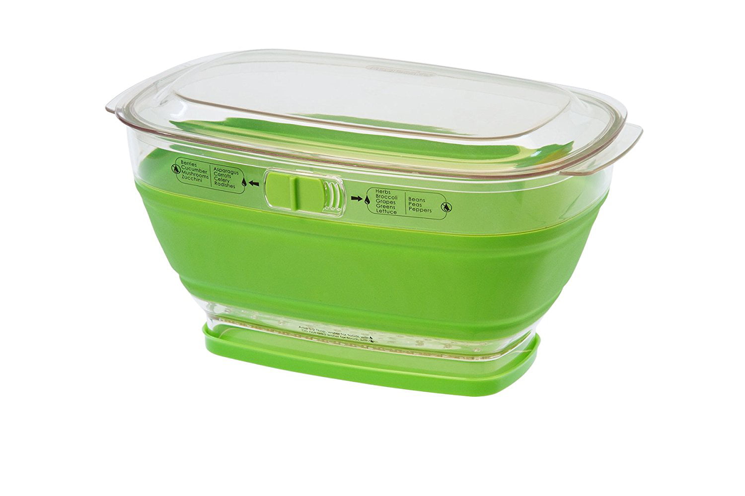 Lettuce Keeper Saver Adjustable Air Vent & Water Reservoir Airtight 4.7  Quarts