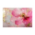 thumbnail image 5 of Mudket Framed Canvas Wall Art Ready to Hang, Pink Flower Gold Print, Modern Floral Wall Decor Canvas Artwork for Living Room Bedroom Office, Flower Pictures - 12"L x 8"W, 5 of 10