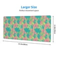 thumbnail image 4 of Disketp Gaming Mouse Pad Colorful Palm Leaves Pattern Large Mouse Mat Long Extended Desk Pad Non-Slip Rubber Mice Pads Stitched Edges Thin Pad (11.8x31.5 Inch), 4 of 8
