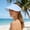 Blue, variant on Women's Wide Brim Sun Visor, Packable UPF Sun Hats for Women for Beach & Outdoor Activities PurpleOne Size