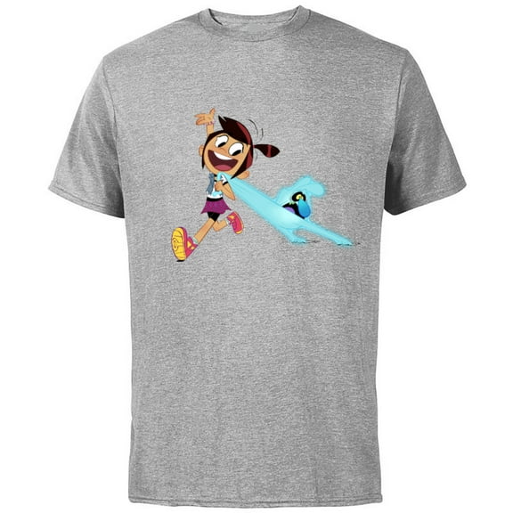 Disney Channel The Ghost and Molly McGee - Short Sleeve Cotton T-Shirt for Adults – Customized-Athletic Heather