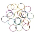 thumbnail image 1 of Key Rings Multicolor Craft Enthusiasts Diy Projects 20Pcs 0.5X0.5X0.1In, 1 of 9