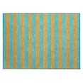 thumbnail image 2 of Addison Rugs Chantille Indoor/Outdoor Transitional Stripes Aqua Washable Rectangle Rug, 1'8" x 2'6", 2 of 6